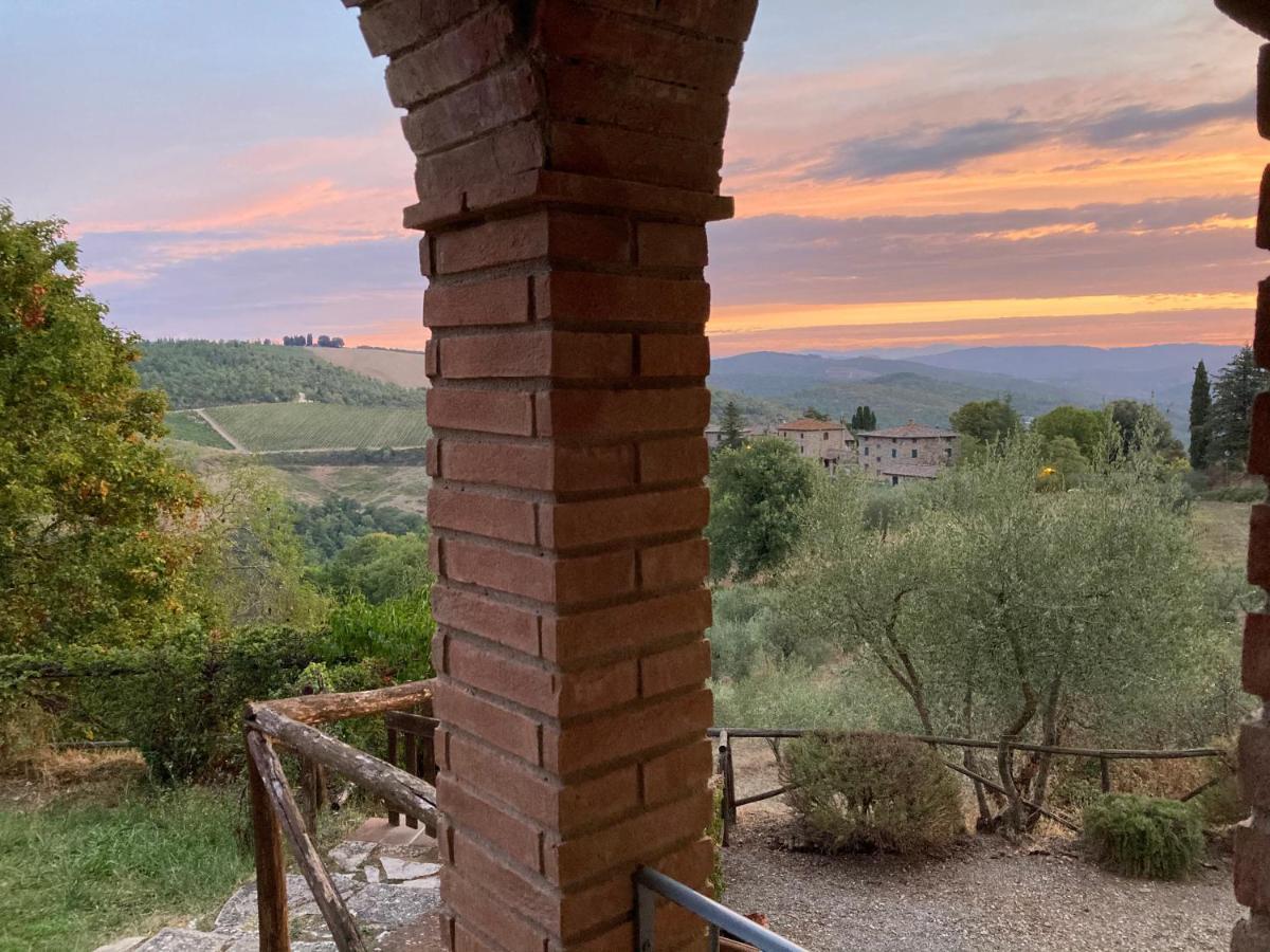 Il Rustico Lägenhet Castellina in Chianti Exteriör bild